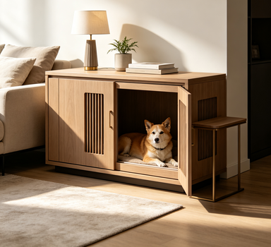 ArborGate Designer Pet Crate Cabinet