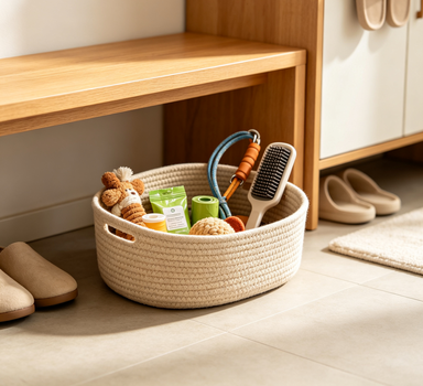 MossLoom Pet Toy Storage Basket